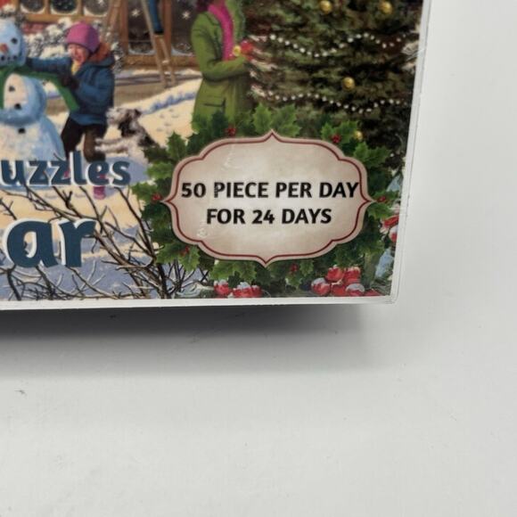 Advent Calendar Puzzle 24 Boxes of 50 Piece Jigsaw Puzzles - Picture 2 of 4